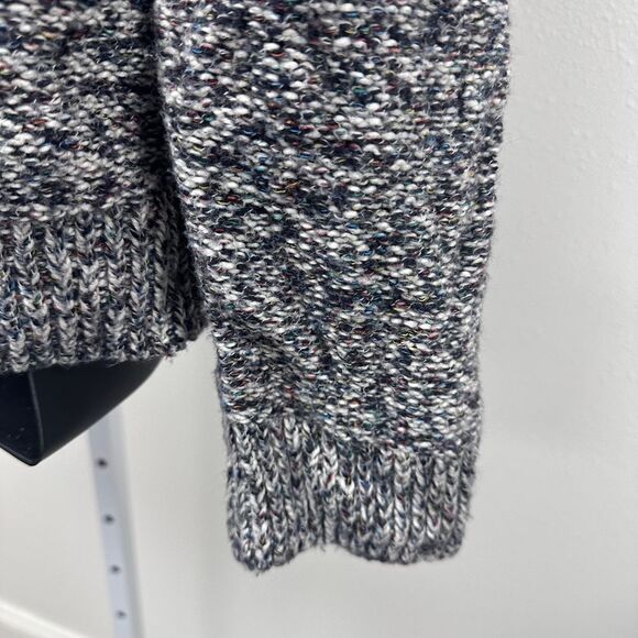 Tommy Hilfiger Mock Neck Cable Comfortable Fall Sweater Black/Gray/White XL - Picture 9 of 13